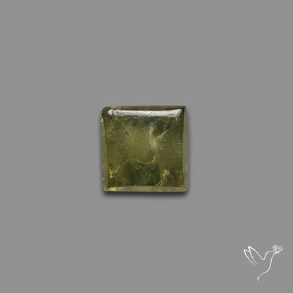 Rare Ural Demantoid Garnet Cabochon