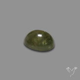 Rare Ural Demantoid Garnet Cabochon