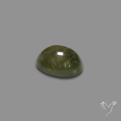 Rare Ural Demantoid Garnet Cabochon