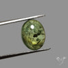 Rare Ural Demantoid Garnet Cabochon