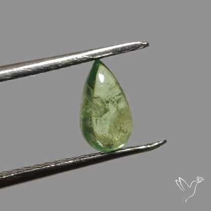 Rare Ural Demantoid Garnet Cabochon