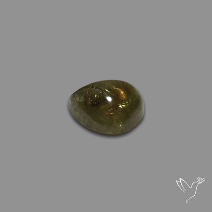 Rare Ural Demantoid Garnet Cabochon