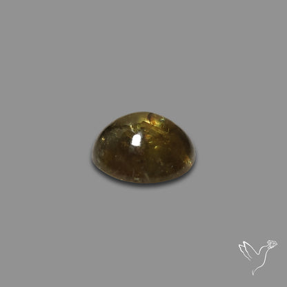 Rare Ural Demantoid Garnet Cabochon