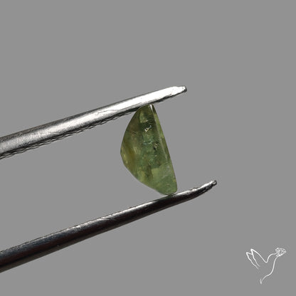 Rare Ural Demantoid Garnet Cabochon