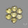 Rose Cut Lemon Quartz Hearts Lot