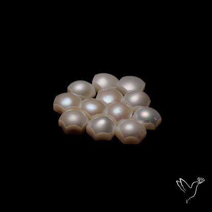 Freshwater Pearl Hexagons Lot Natural Pearls