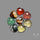 Rose Cut Mix Gemstone Hearts Lot