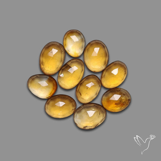 Rose Cut Citrines Lot