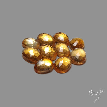 Rose Cut Citrines Lot