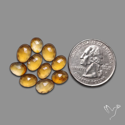 Rose Cut Citrines Lot