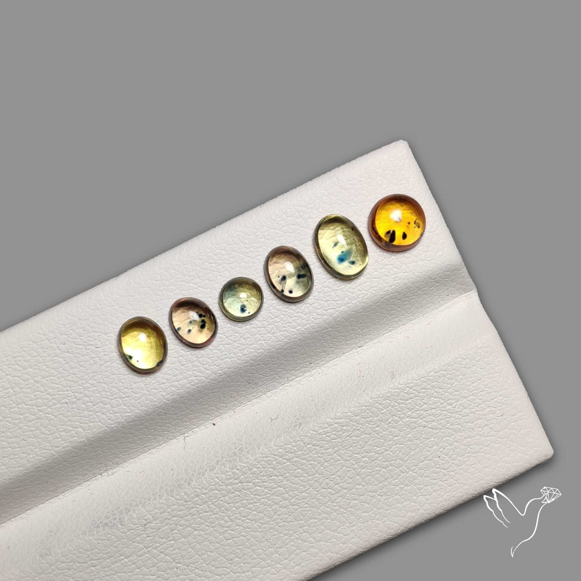 Rare Songea Sapphire Cabochons Lot