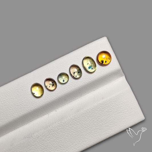Rare Songea Sapphire Cabochons Lot