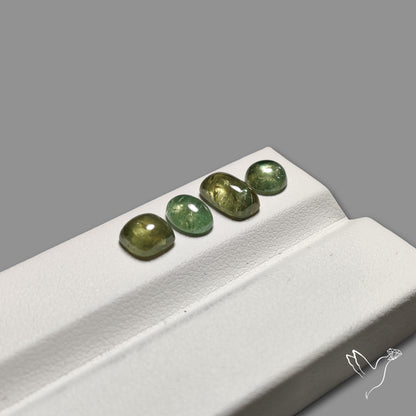 Rare Ural Demantoid Garnet Cabochons Lot