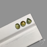 Rare Ural Demantoid Garnet Cabochons Lot