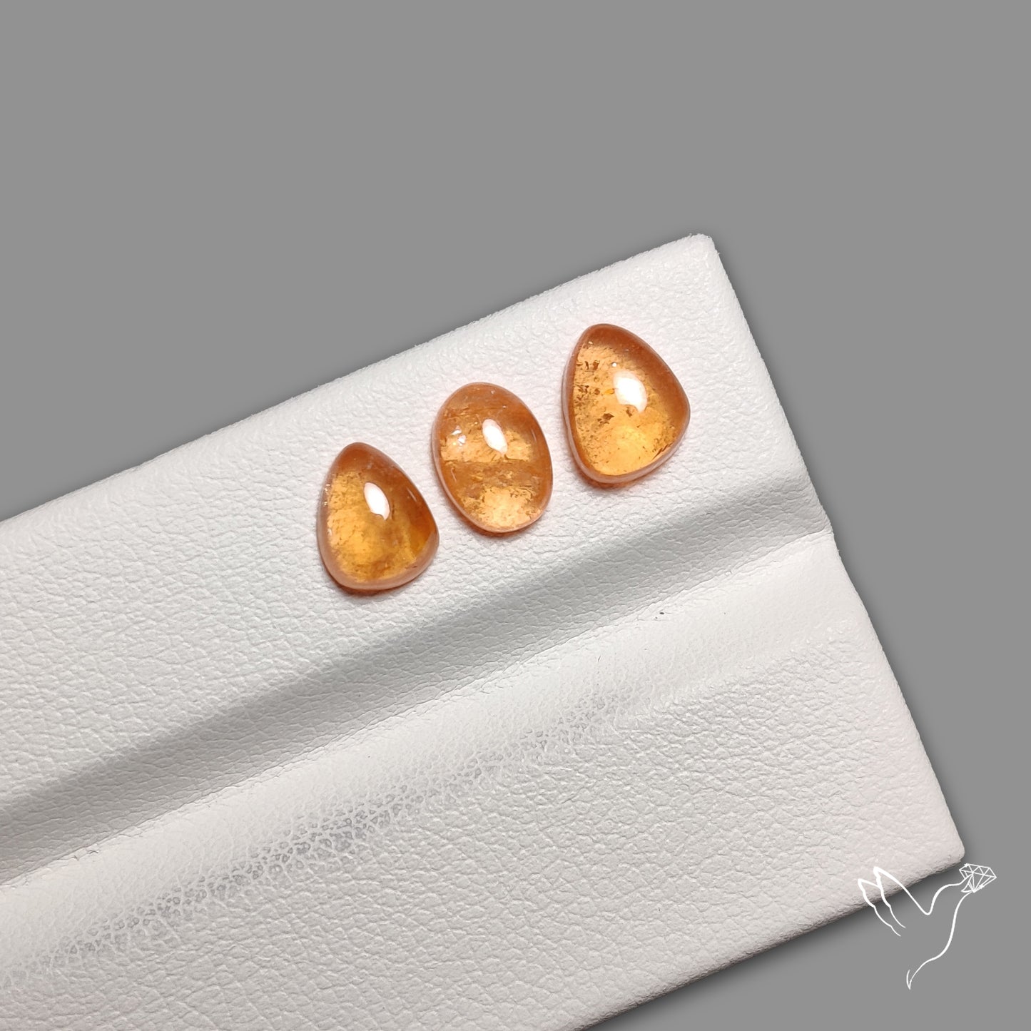 Spessartite Orange Garnet Rare Cabochons Lot