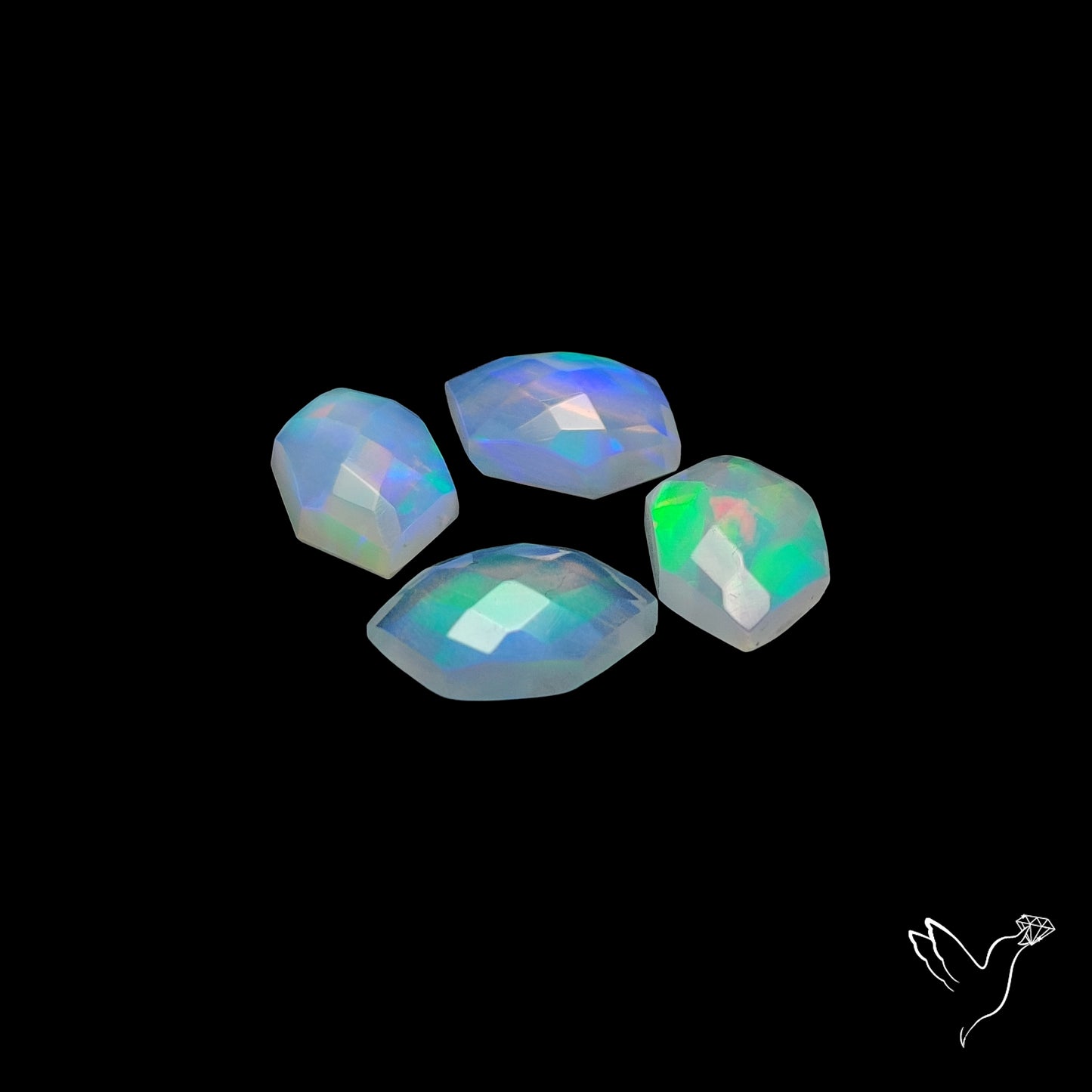 Ethiopian Opal Checkerboard Cuts Lot