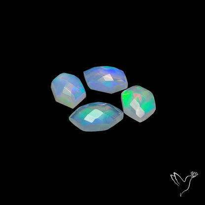 Ethiopian Opal Checkerboard Cuts Lot
