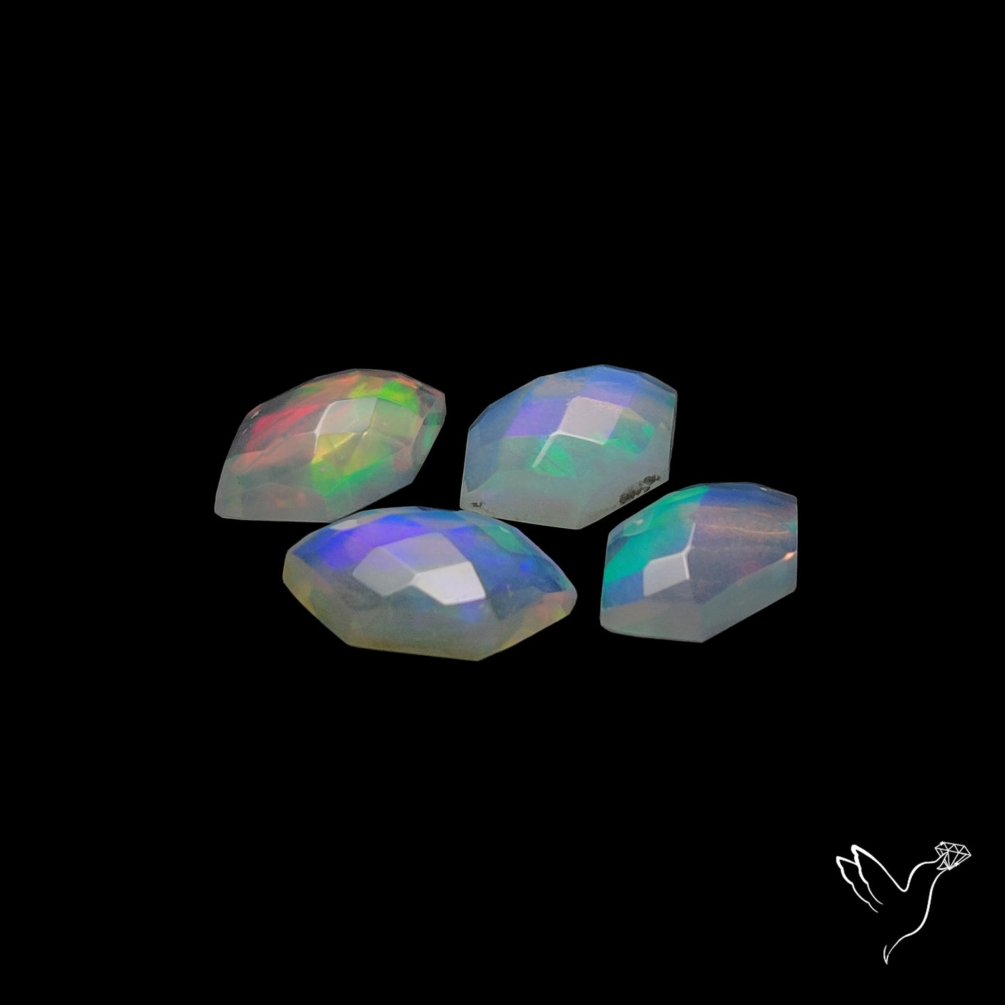 Ethiopian Opal Checkerboard Cuts Lot