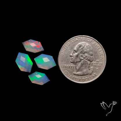 Ethiopian Opal Checkerboard Cuts Lot