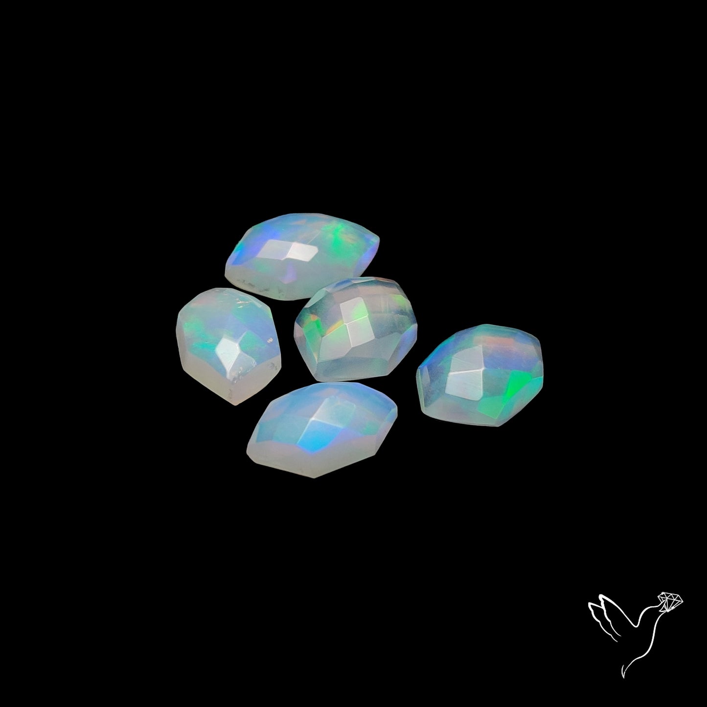 Ethiopian Opal Checkerboard Cuts Lot