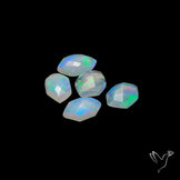 Ethiopian Opal Checkerboard Cuts Lot