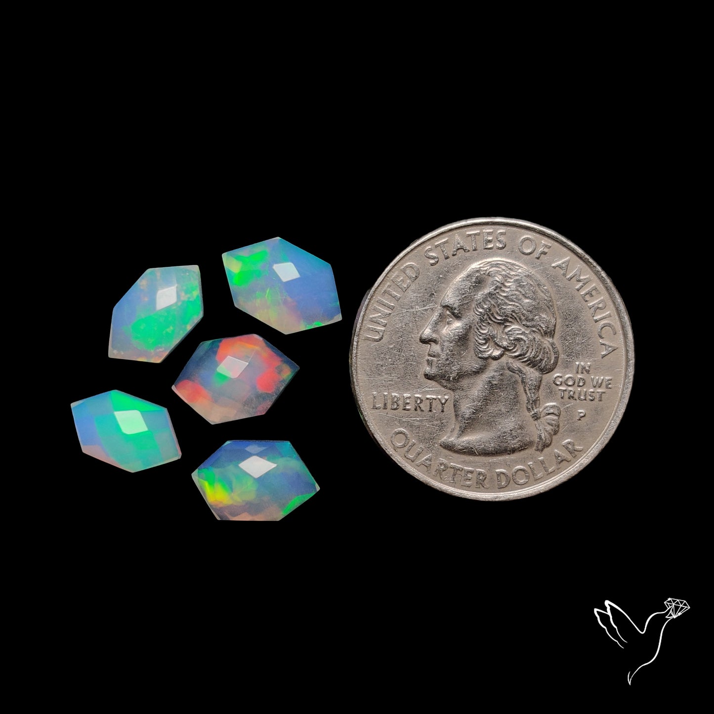 Ethiopian Opal Checkerboard Cuts Lot