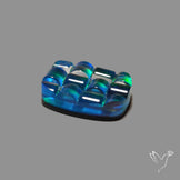 Aurora Opal Checker Carving Doublet