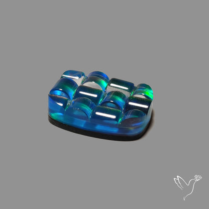 Aurora Opal Checker Carving Doublet