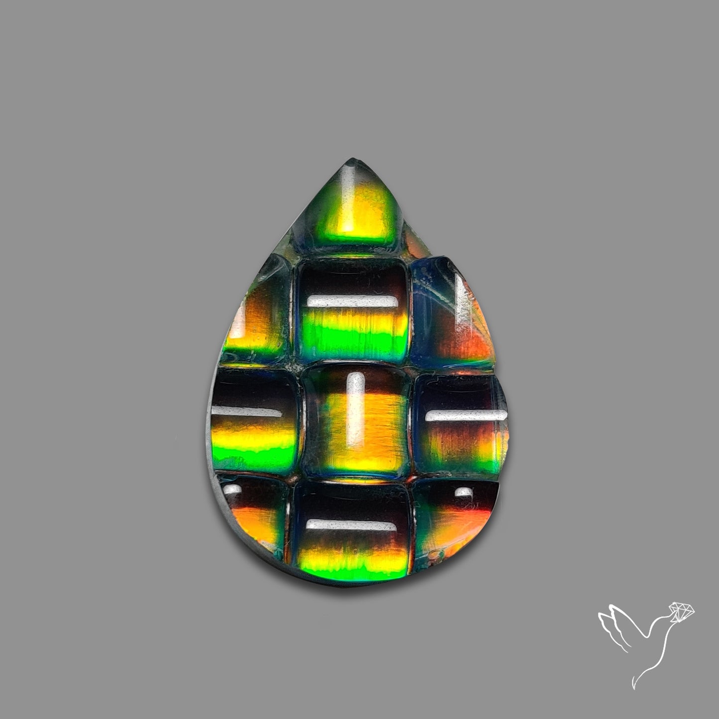 Aurora Opal Checker Carving Doublet