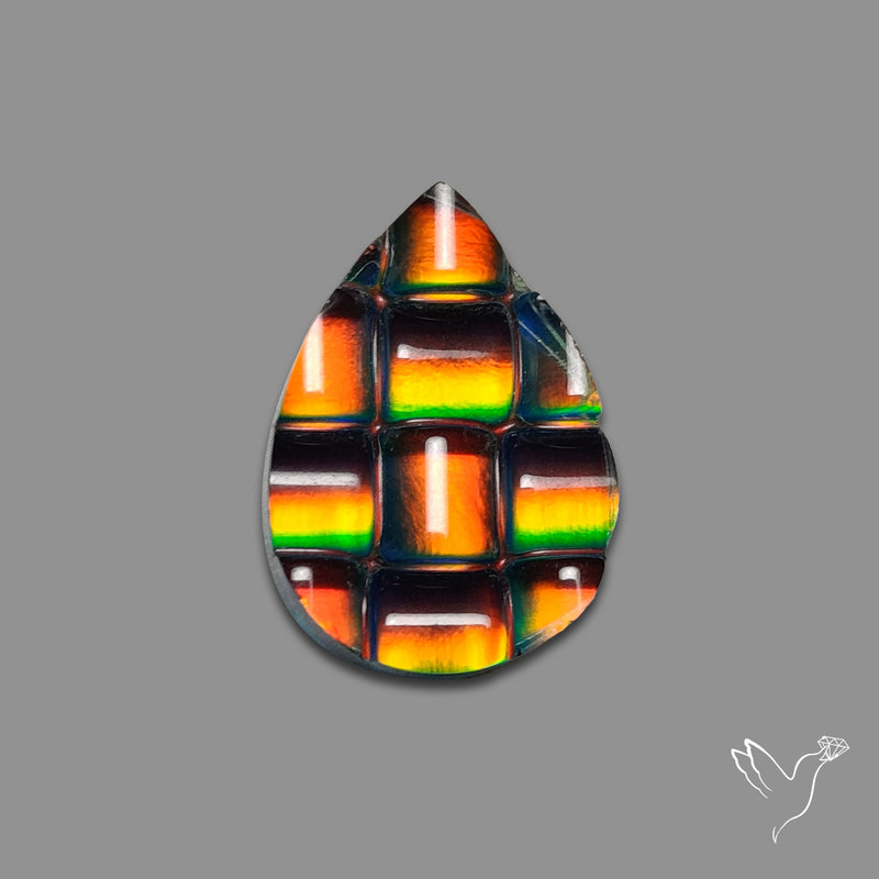 Aurora Opal Checker Carving Doublet