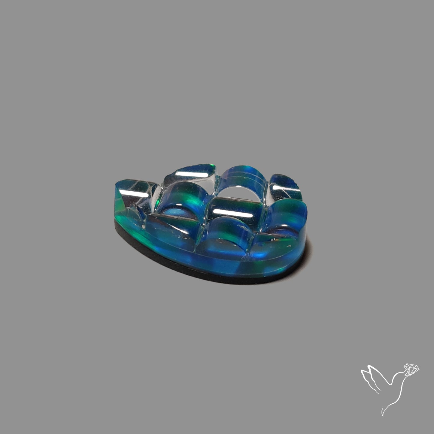 Aurora Opal Checker Carving Doublet