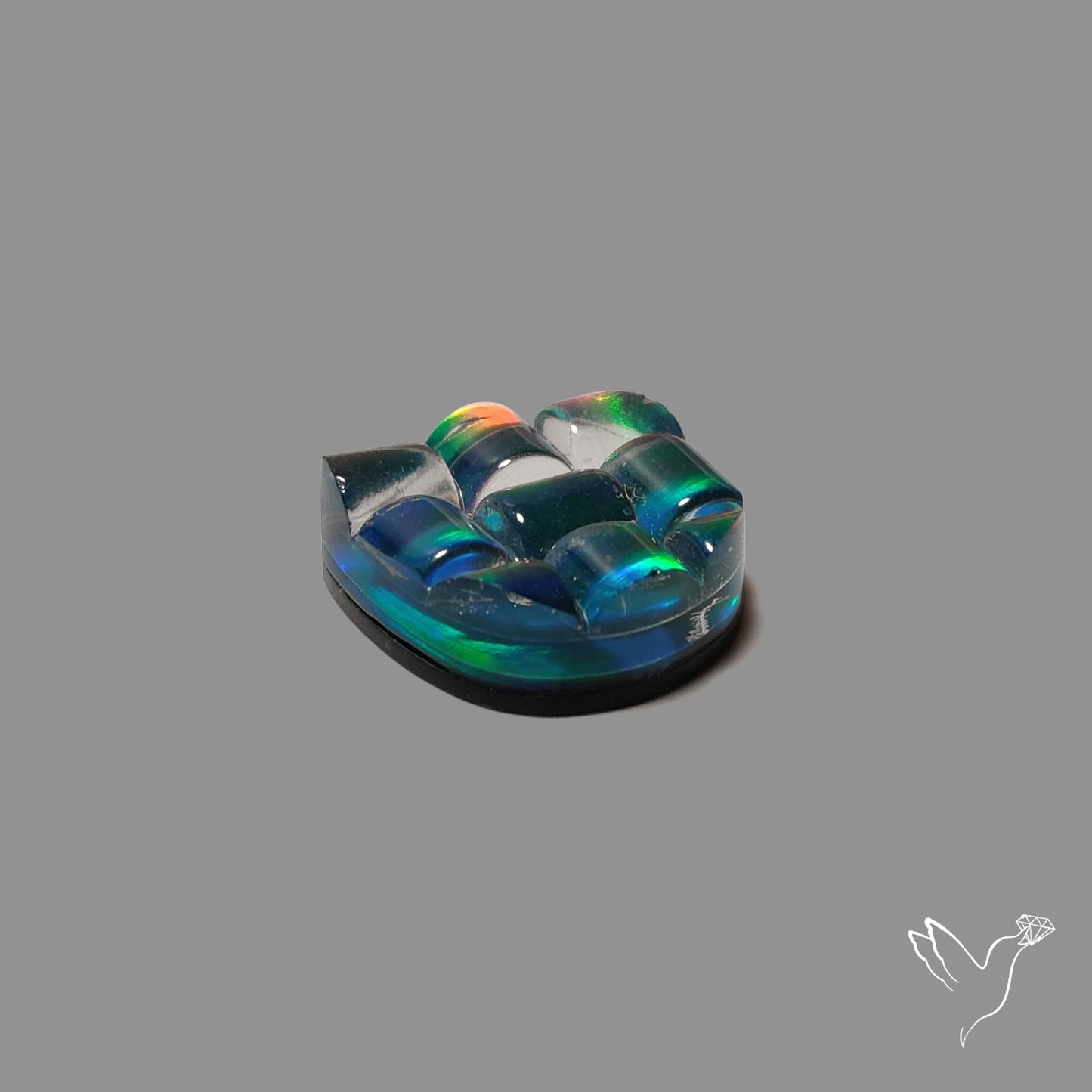 Aurora Opal Checker Carving Doublet
