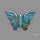 Blue Labradorite Butterfly Carving Handcarved