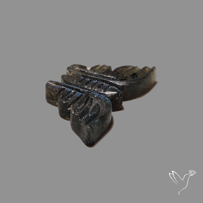 Blue Labradorite Butterfly Carving Handcarved