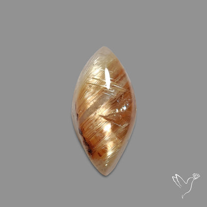 Golden Rutilated Quartz Cabochon