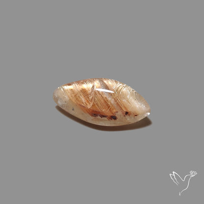 Golden Rutilated Quartz Cabochon