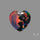 Crushed Opal Inlay Aurora Opal Heart Doublet