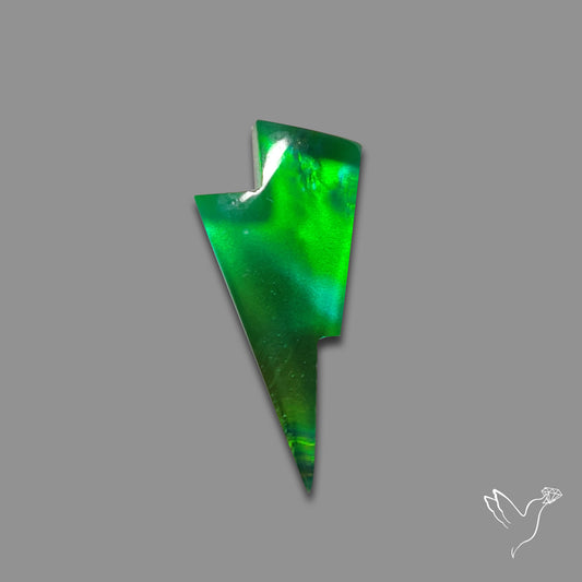 Aurora Opal Lightning Bolt Doublet Handcarved