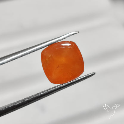 Spessartite Orange Garnet Pyramid Shaped Cabochon