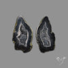Tabasco Baby Geode Druzy Pair