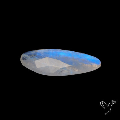 Rose Cut Rainbow Moonstone