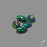 Black Ethiopian Opal Cabochons Lot