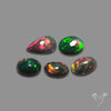 Black Ethiopian Opal Cabochons Lot
