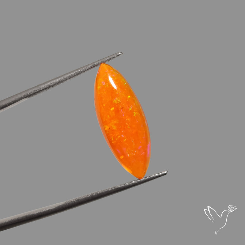 Mexican Fire Opal Cabochon