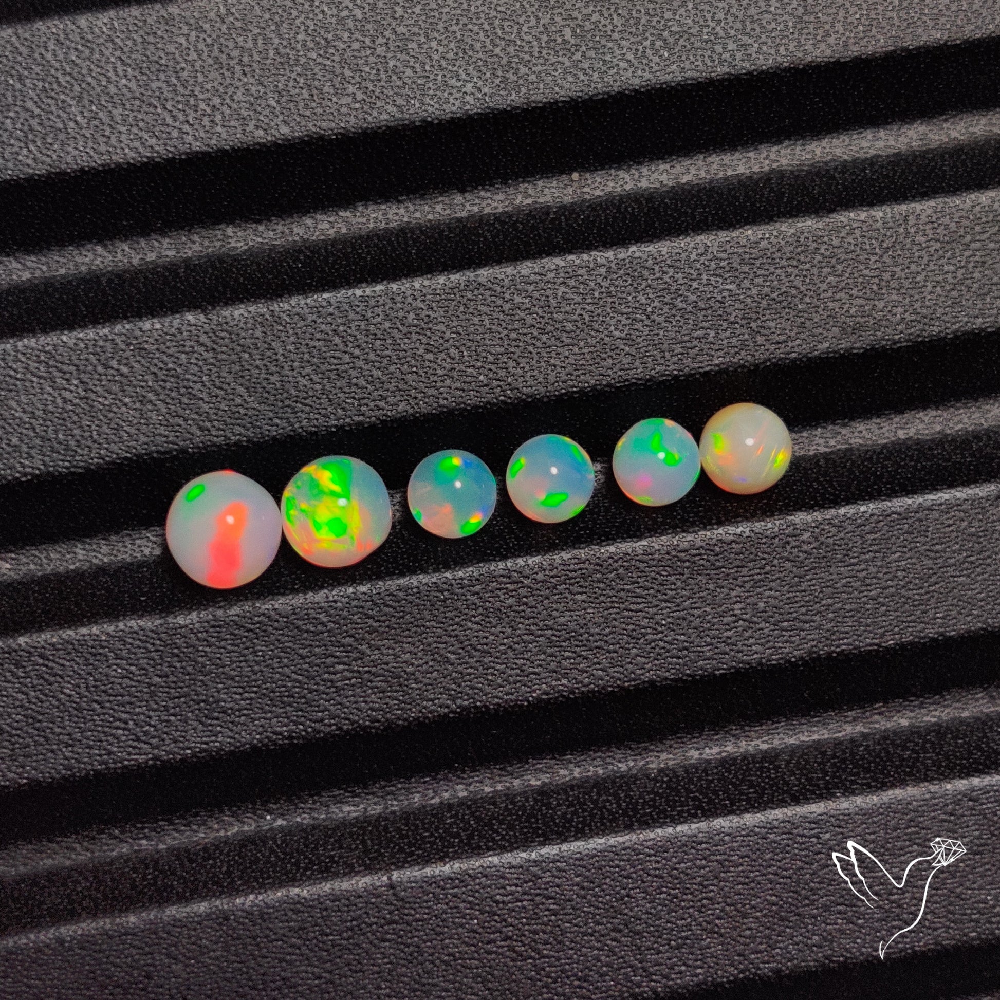 Ethiopian Welo Opal Beads Lot (Tiny Spheres Not drilled)