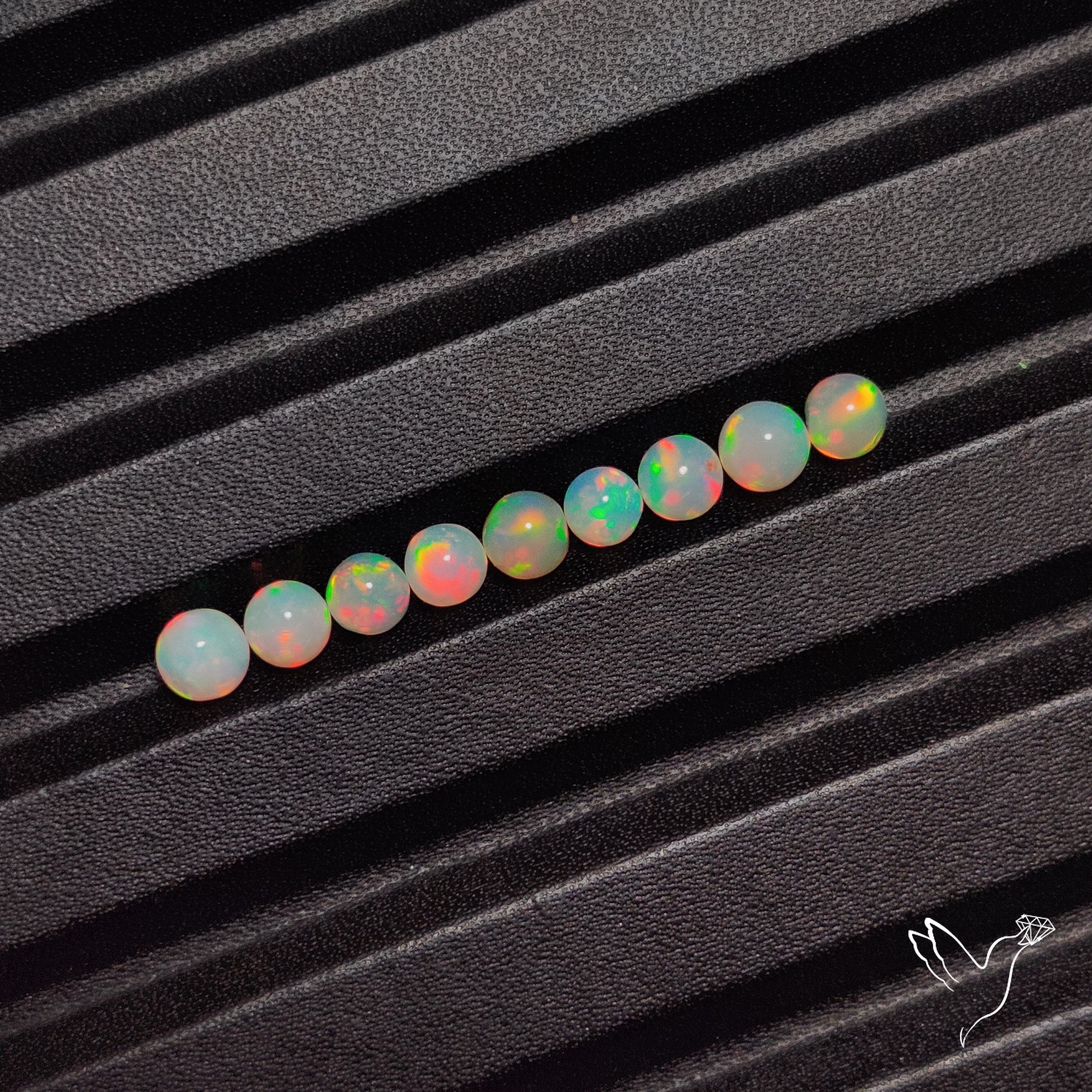 Ethiopian Welo Opal Beads Lot (Tiny Spheres Not drilled)