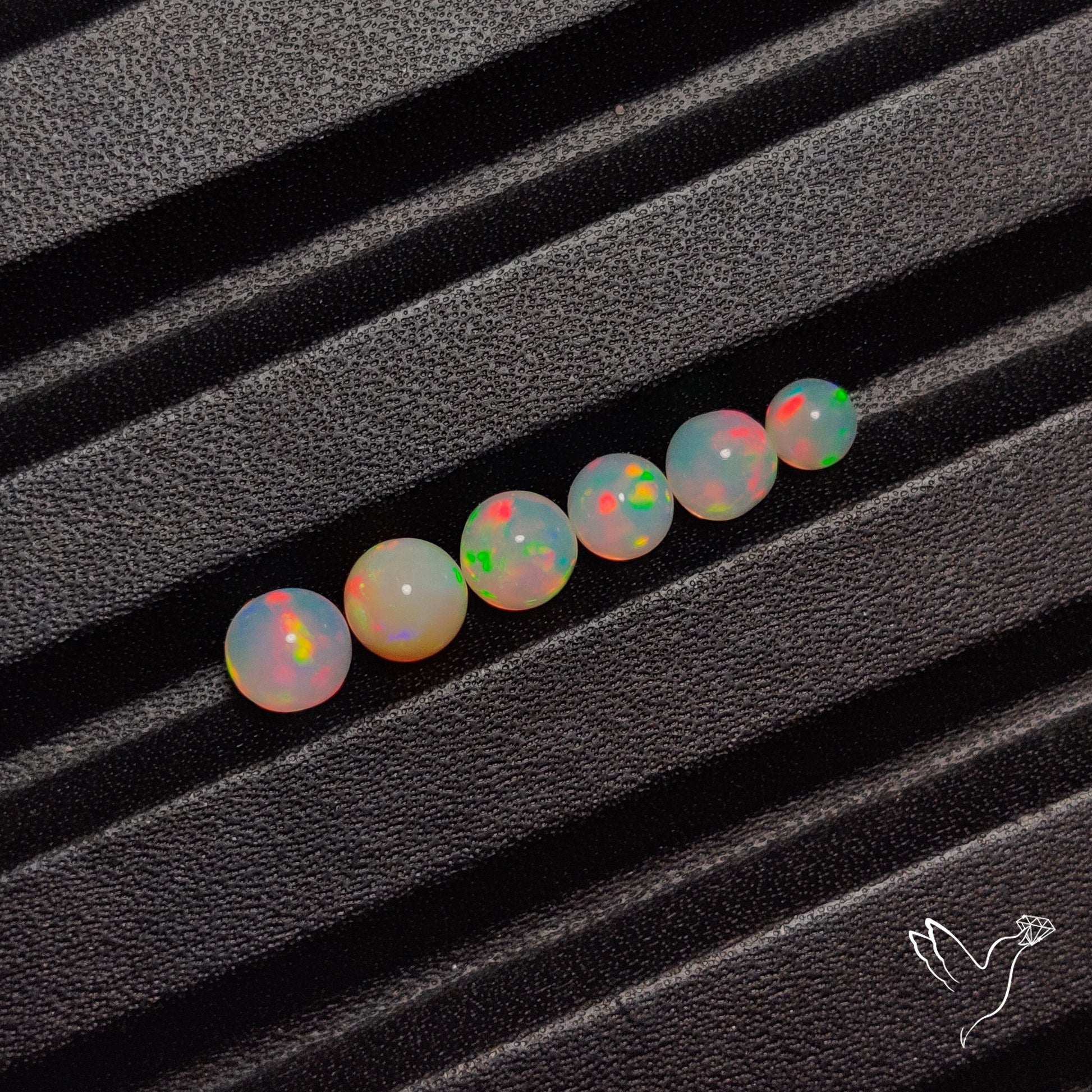 Ethiopian Welo Opal Beads Lot (Tiny Spheres Not drilled)