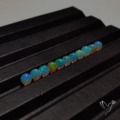 Ethiopian Welo Opal Beads Lot (Tiny Spheres Not drilled)