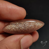Sunstone with Subtle Blue Moonstone Sheen Cabochon