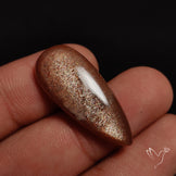 Sunstone with Subtle Blue Moonstone Sheen Cabochon